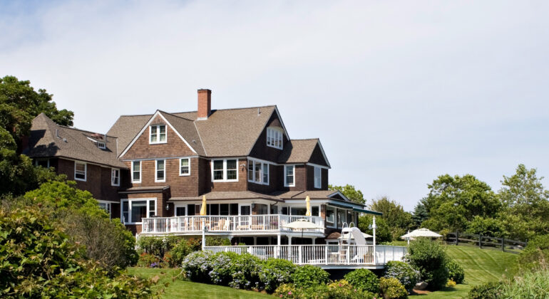 luxury home exterior wood siding