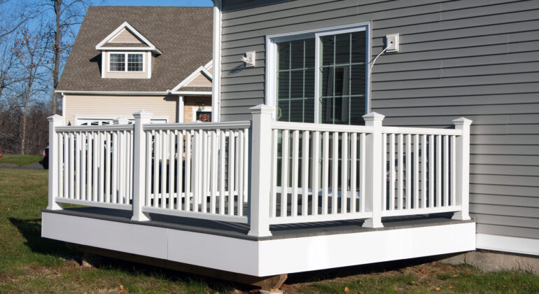 raised exterior deck painting